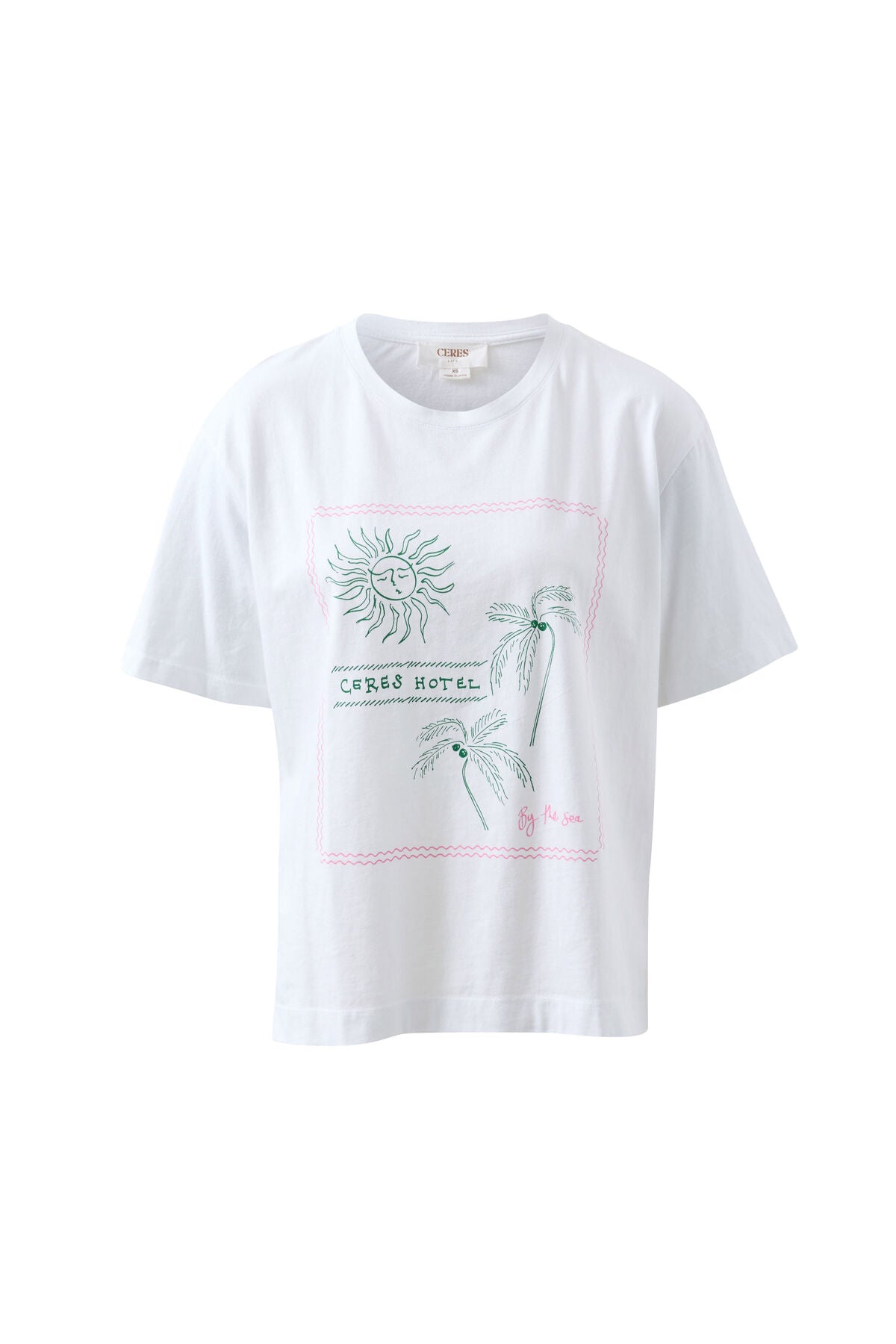Ceres Life Stevie Slouchy Tee - Hotel Print