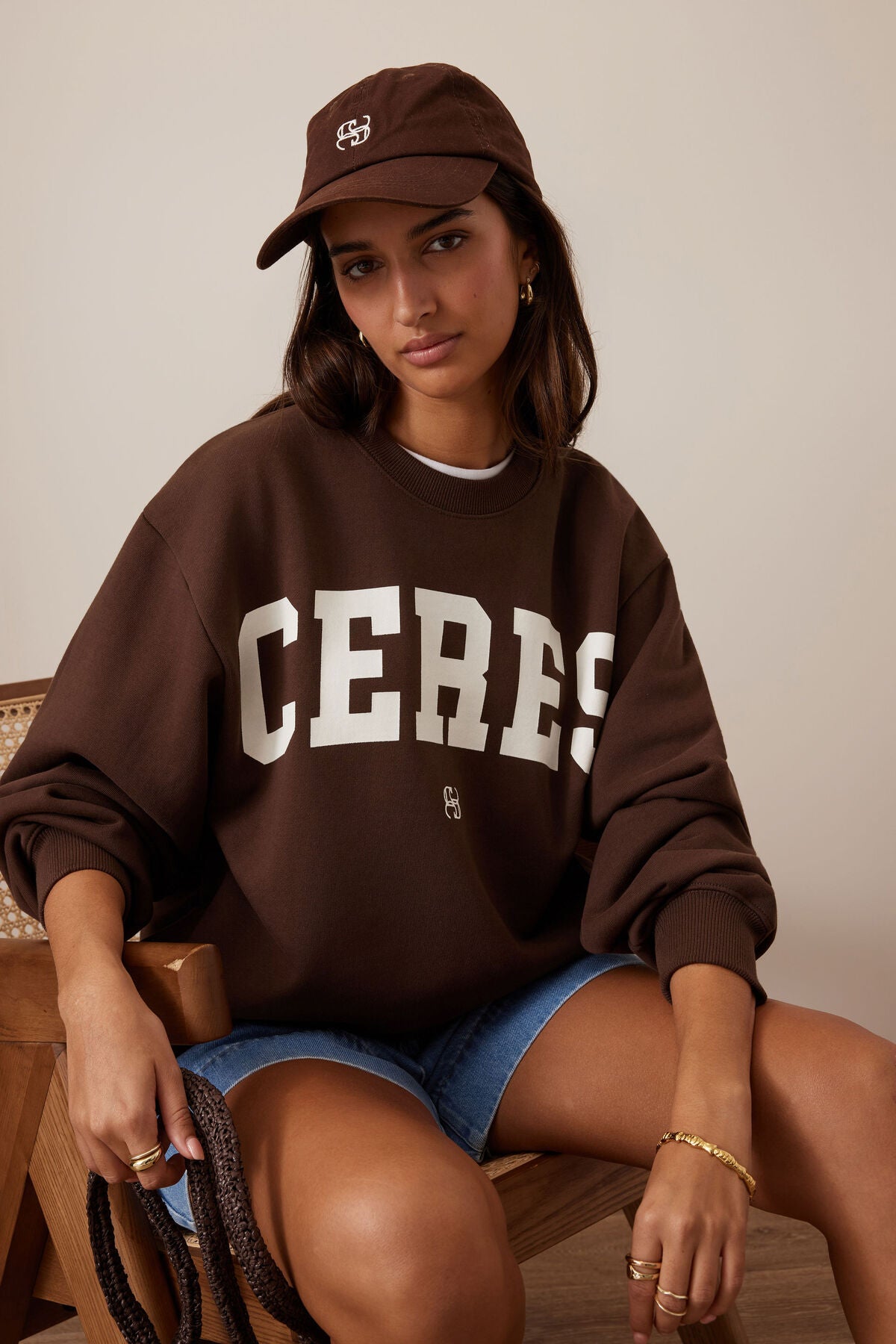 Ceres Life Isla Oversized Slouchy Crew in