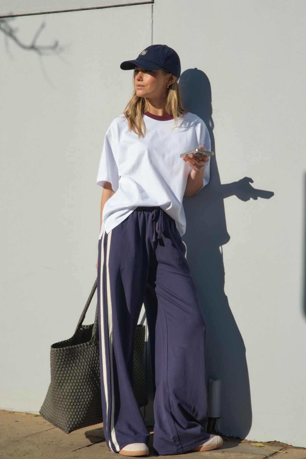 Ceres Life Gigi Wide Leg Terry Tracksuit Pants