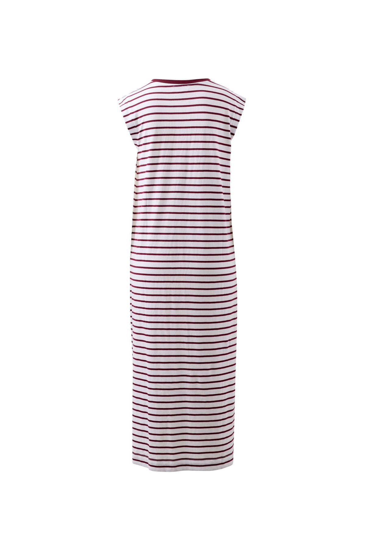 Ceres Life Paloma Dress in White Pomegranate Stripe