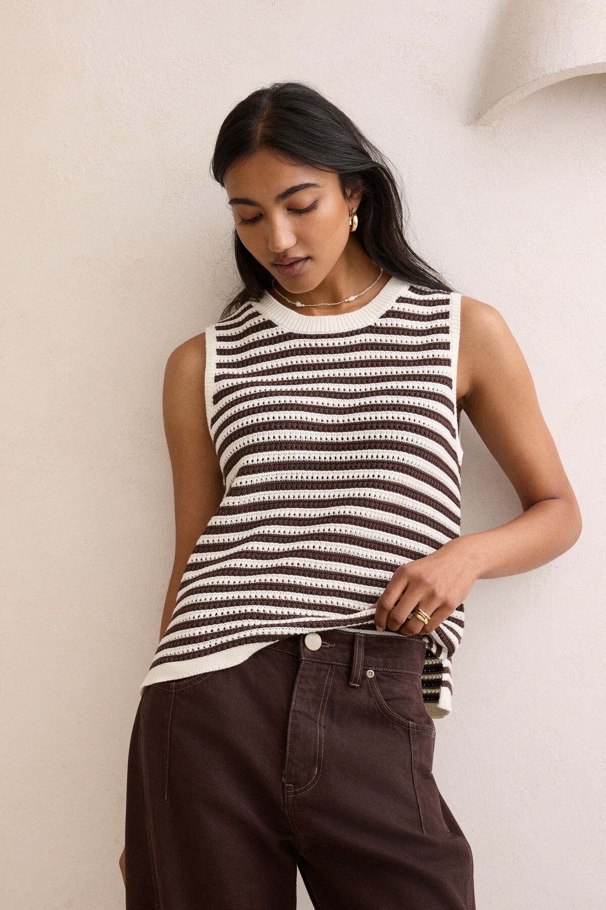Maddy Mesh Knit Tank