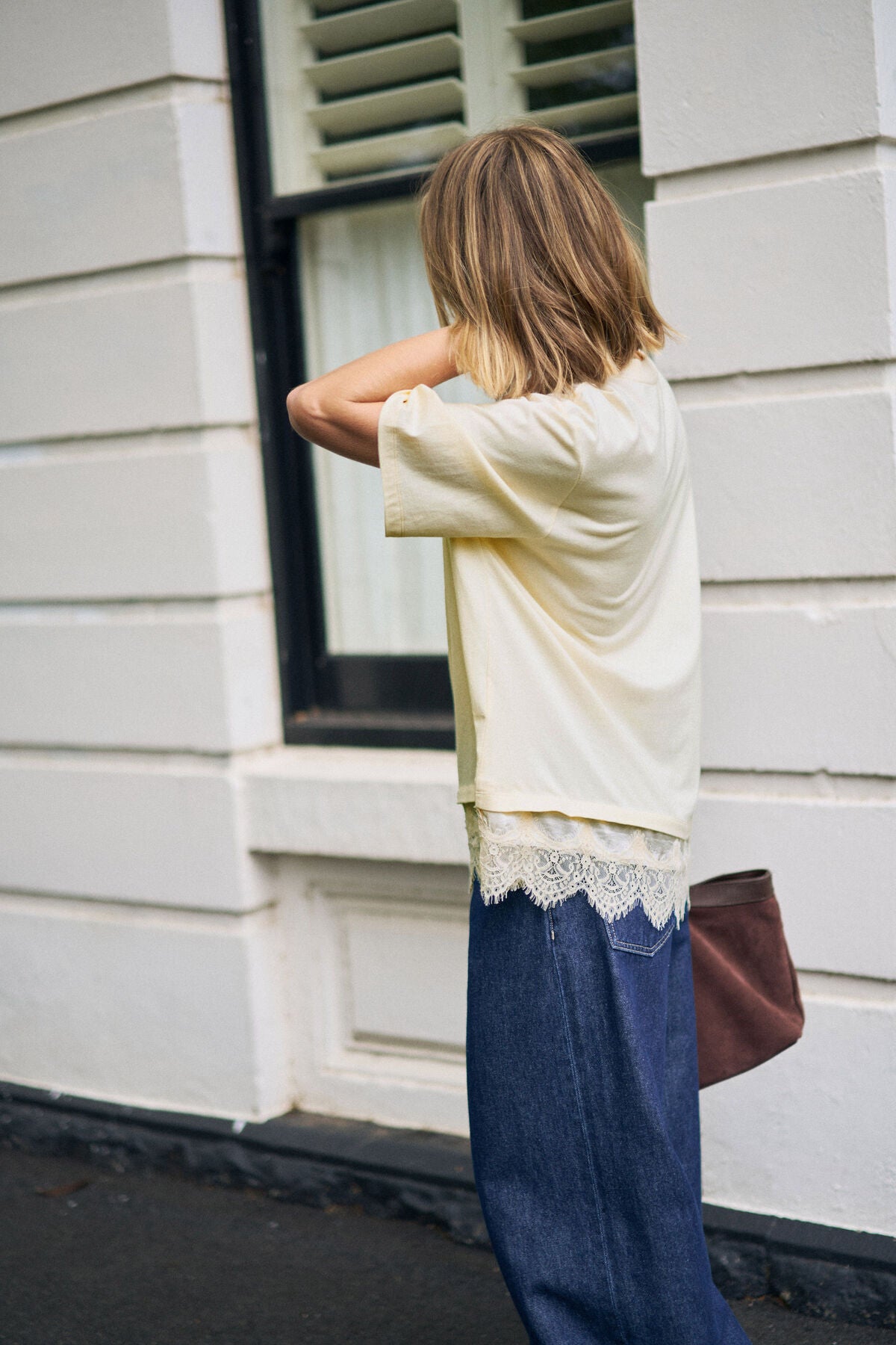 The Lacey Tee ion Marshmallow