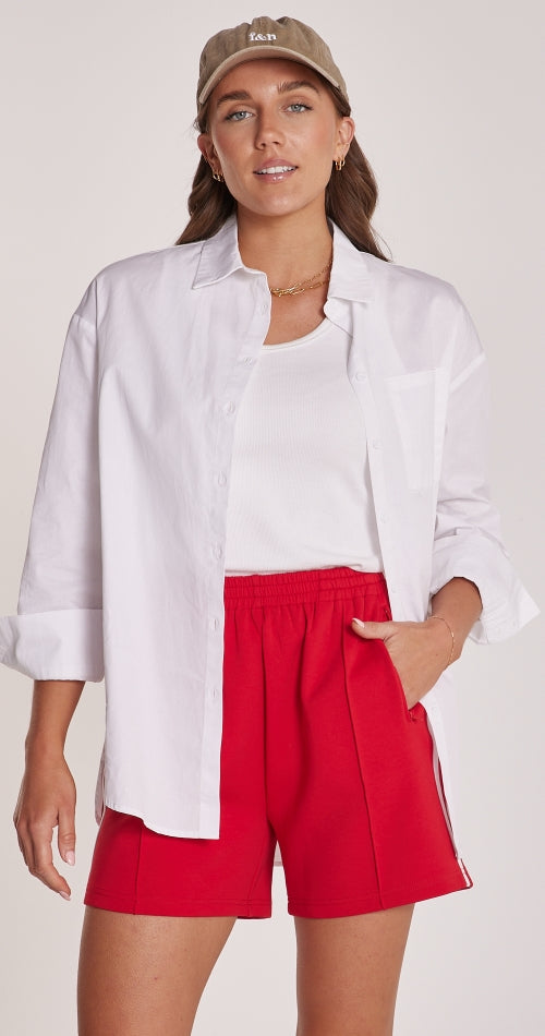 Feather and Noise Eve Shirt Whiteo