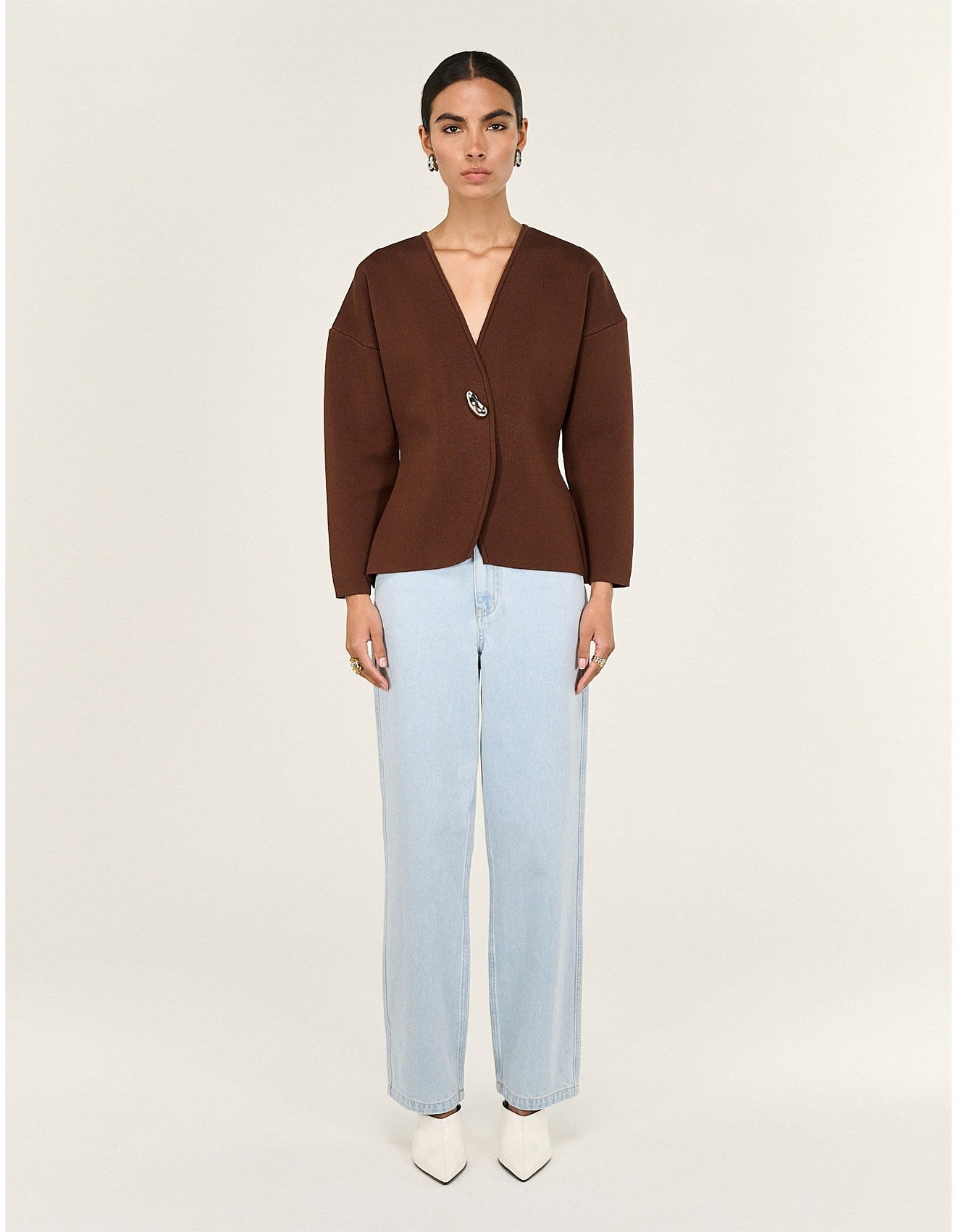 Delphine Sculptured Cardigan by Staple the Label
