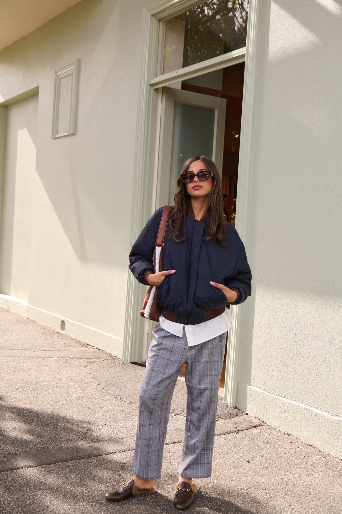 Barry Made Savannah Reversible Bomber Jacket