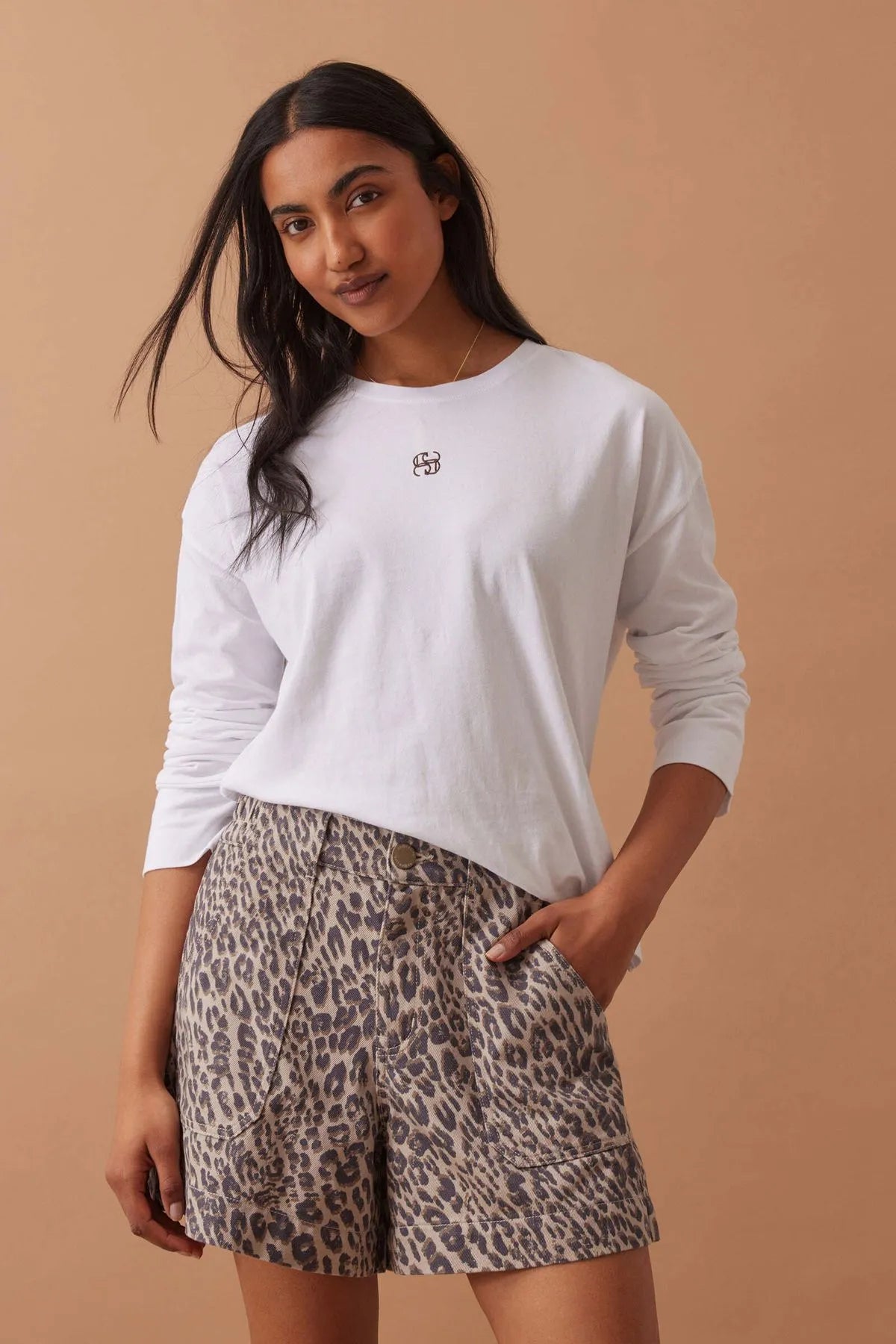 Ceres Life Weekender Shorts in Leopard