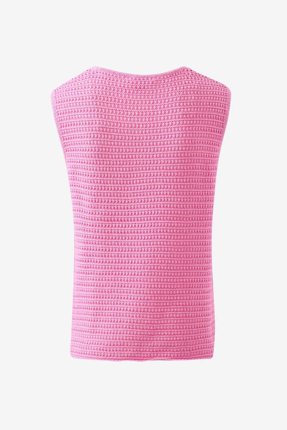 Ceres Life Margot Mesh Tank in Hibiscus Pink