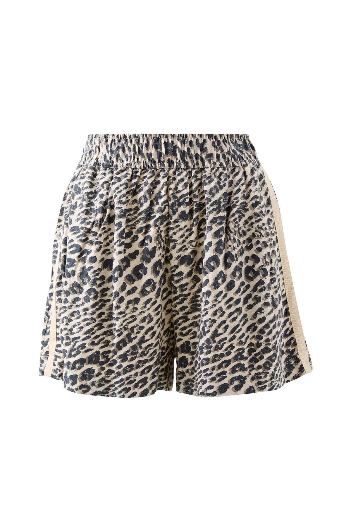 Ceres Life Mila Short in Leopard Linen Blend
