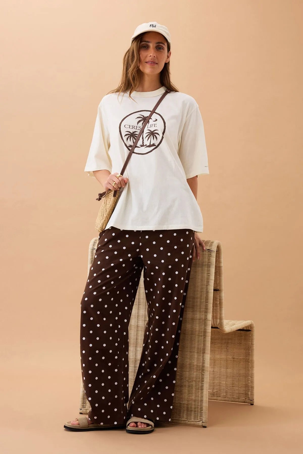 Ceres Life Liv Oversized Tee Island Palms
