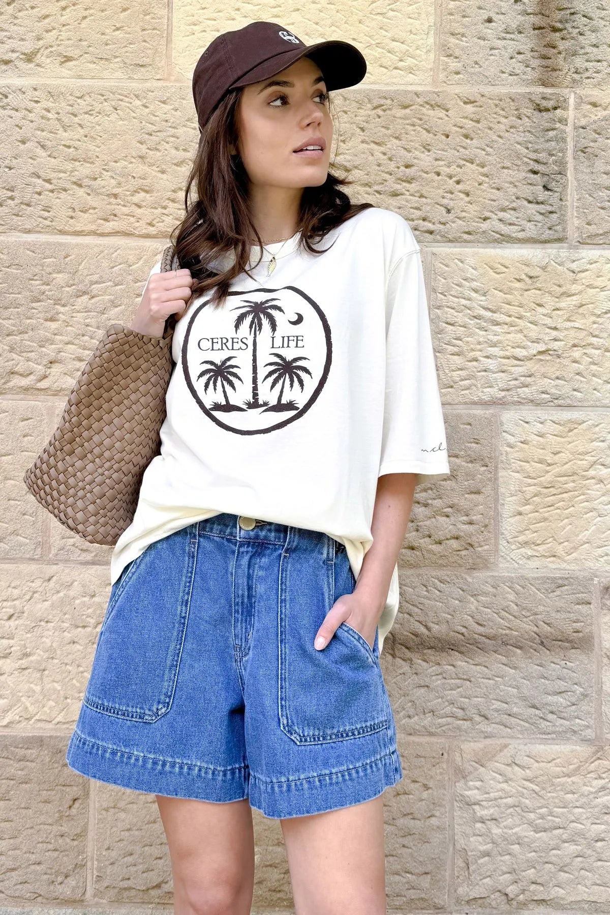 Ceres Life Liv Oversized Tee Island Palms