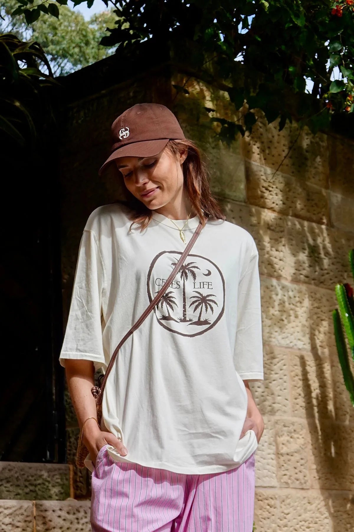Ceres Life Liv Oversized Tee Island Palms