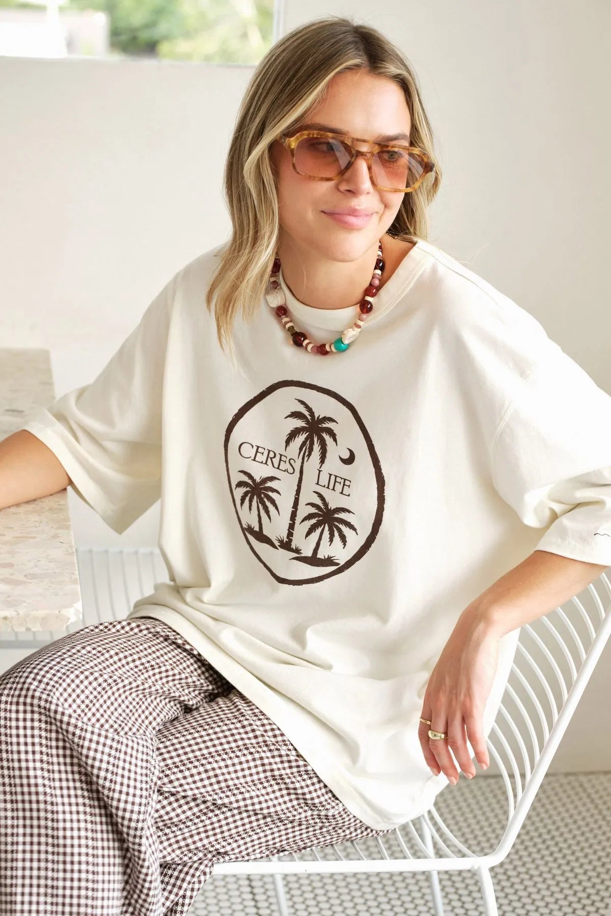 Ceres Life Liv Oversized Tee Island Palms