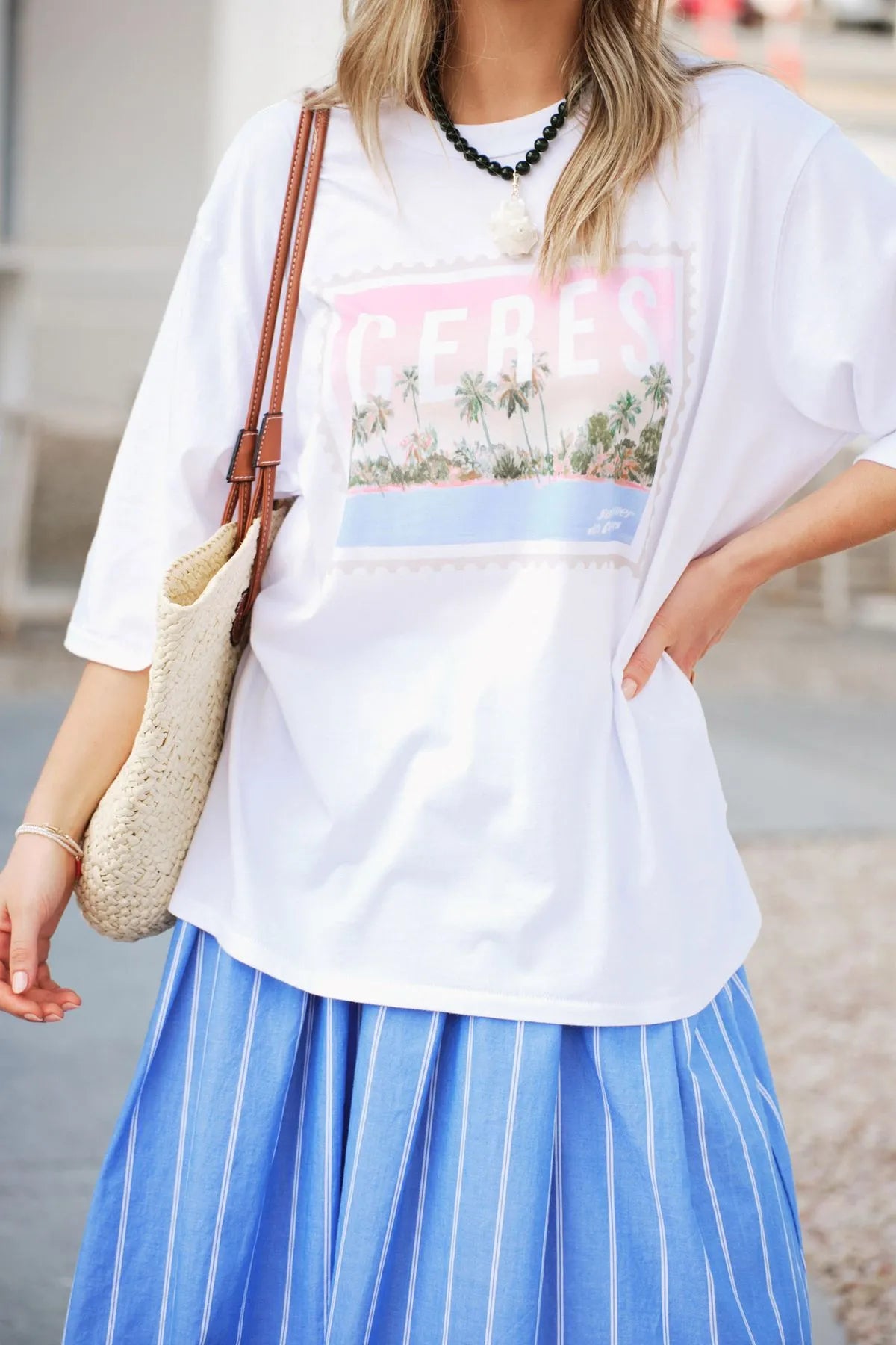 Ceres LIfe Liv Oversized Tee - Ceres Holiday Stamp