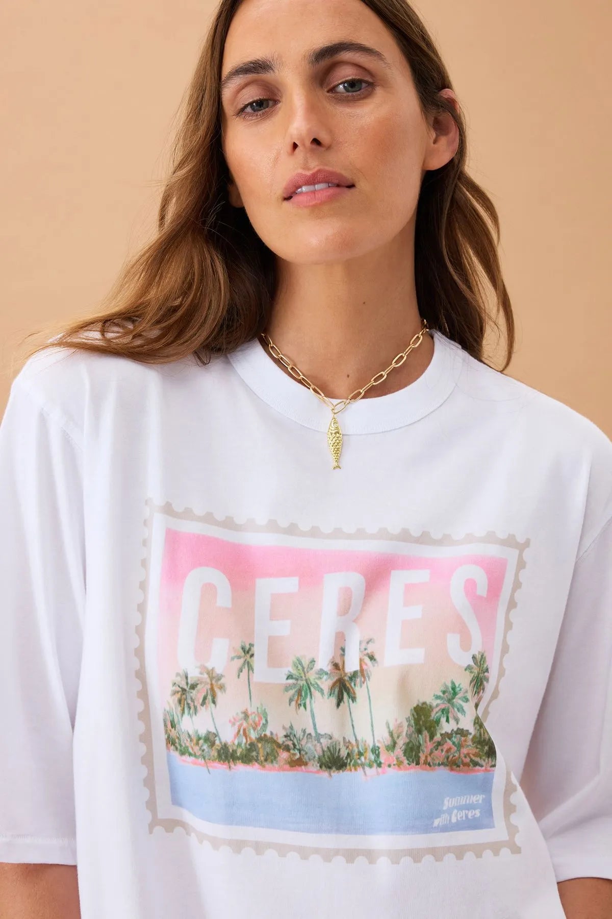 Ceres LIfe Liv Oversized Tee - Ceres Holiday Stamp