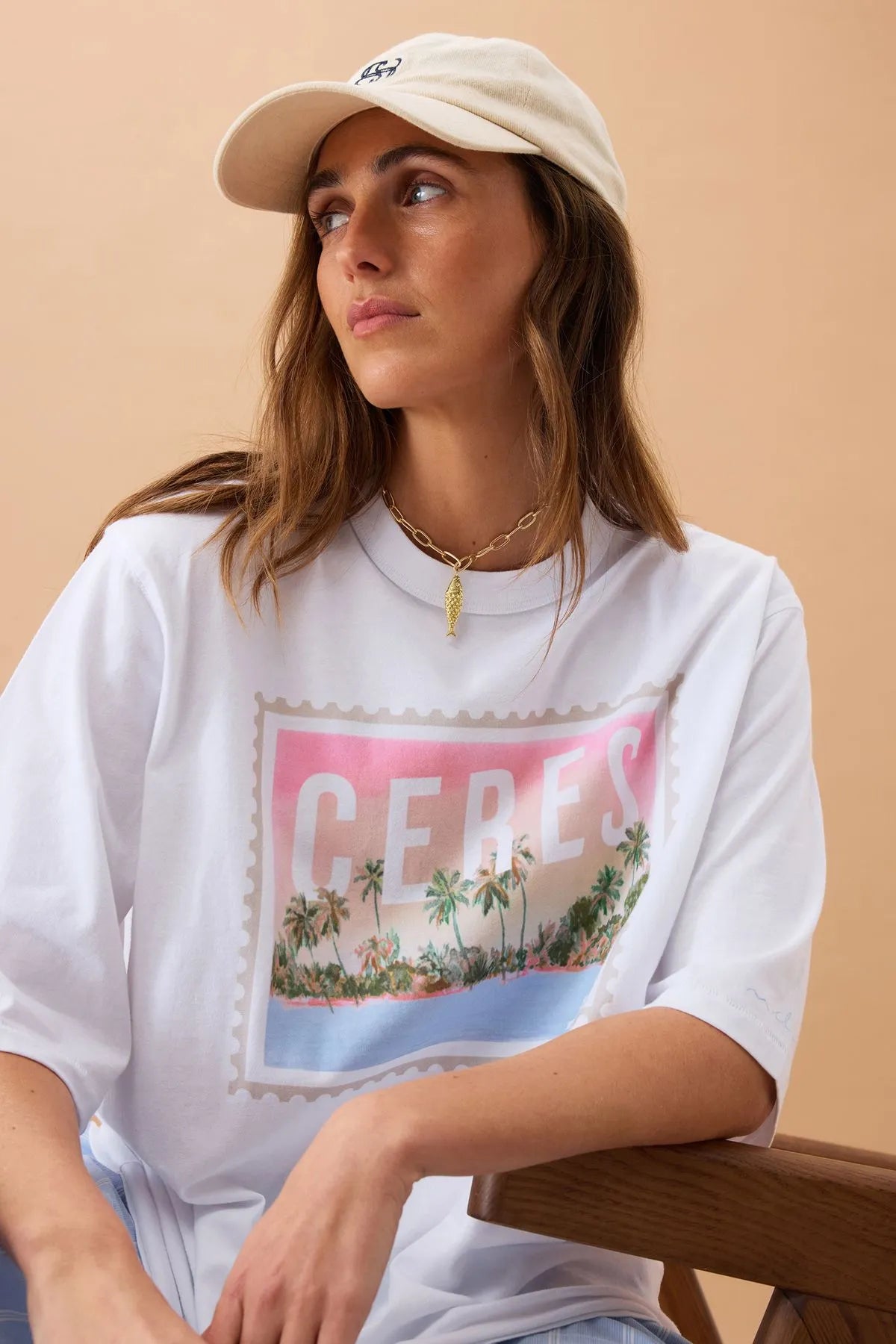 Ceres LIfe Liv Oversized Tee - Ceres Holiday Stamp