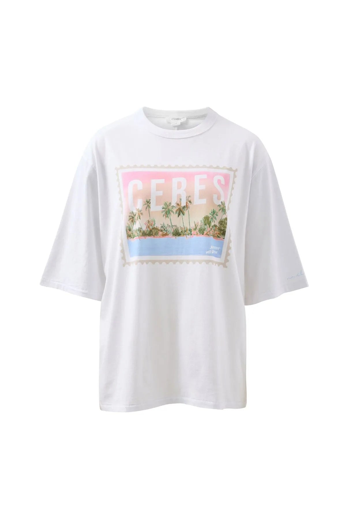 Ceres LIfe Liv Oversized Tee - Ceres Holiday Stamp