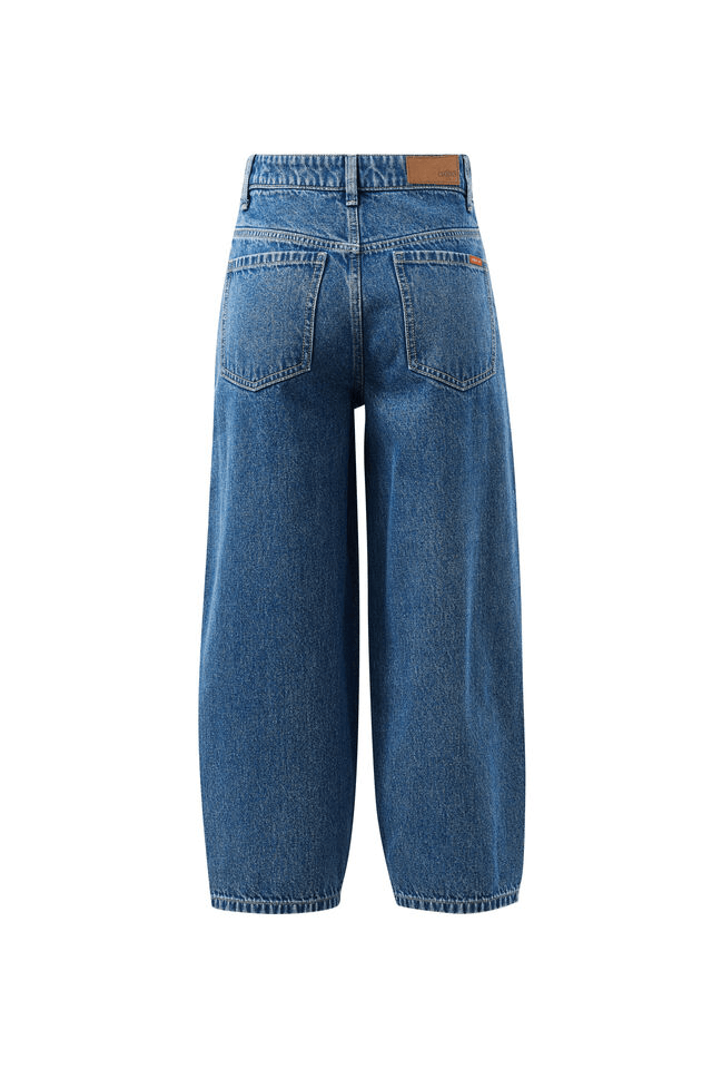 Maggie Tapered Barrel Jeans in Fresh Indigo by Ceres Life