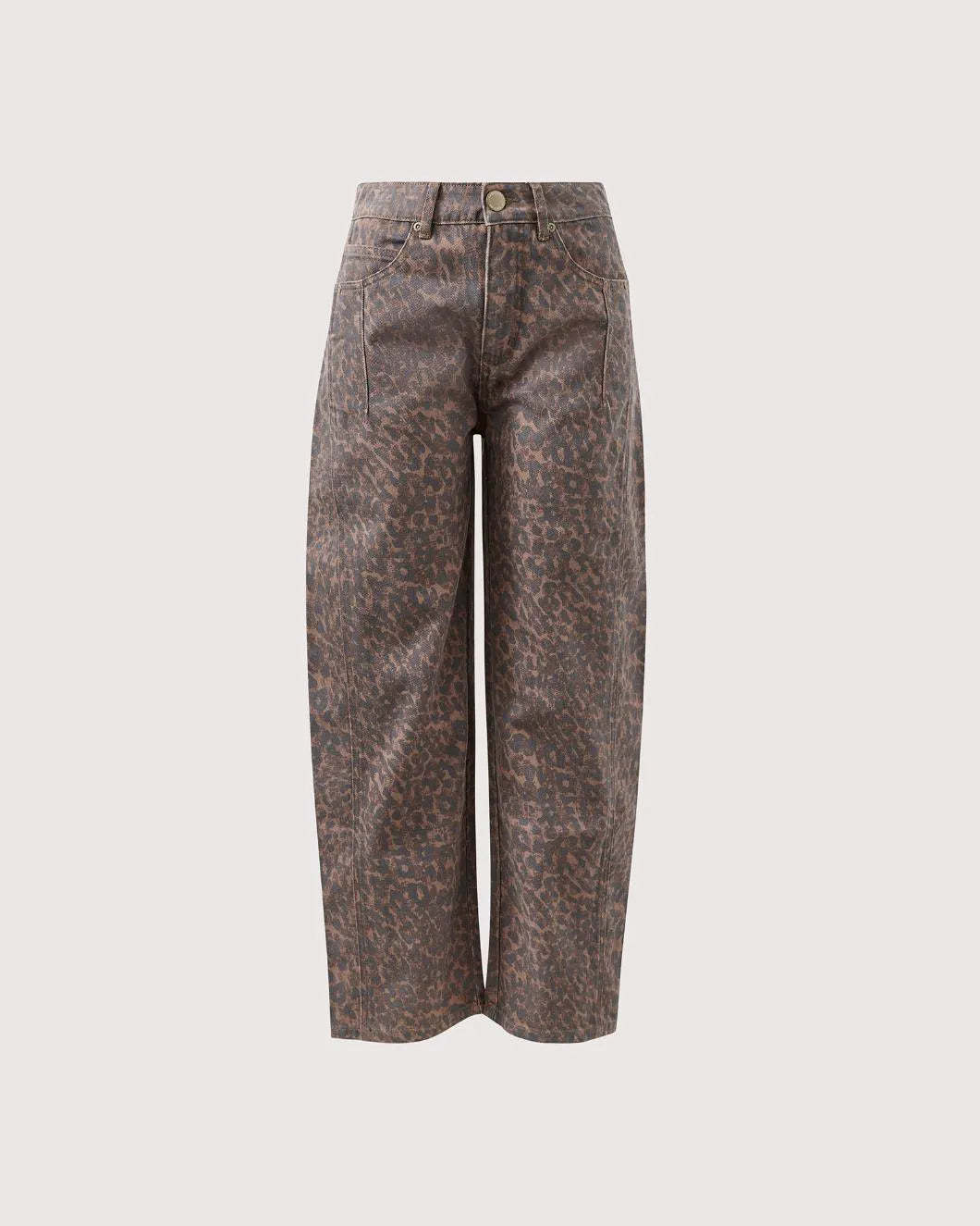 Harper Barrel Jean in Leopard by Ceres Life