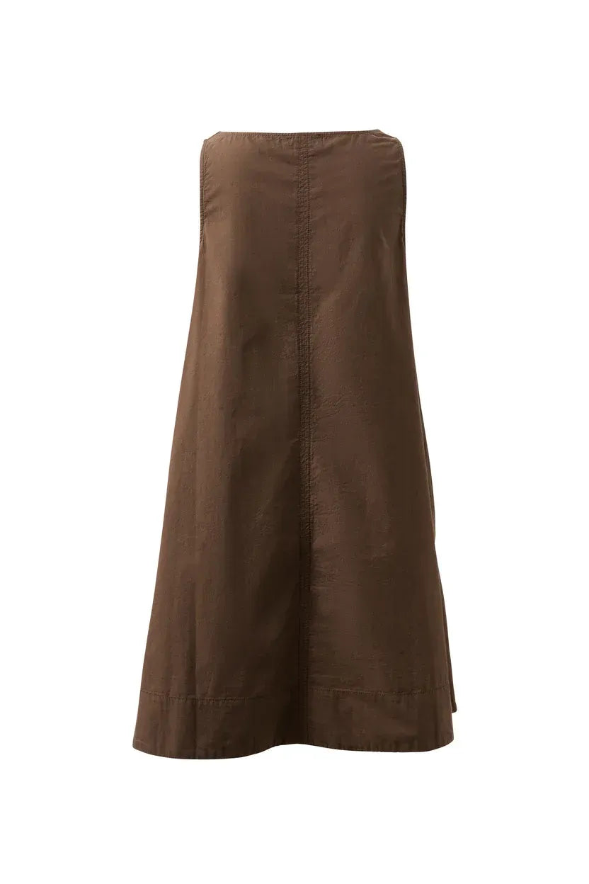 Parker Mini Dress in Chocolate