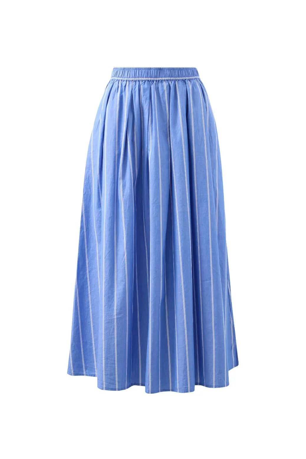 Ceres Life Florence Maxi Skirt in Blue Stripe