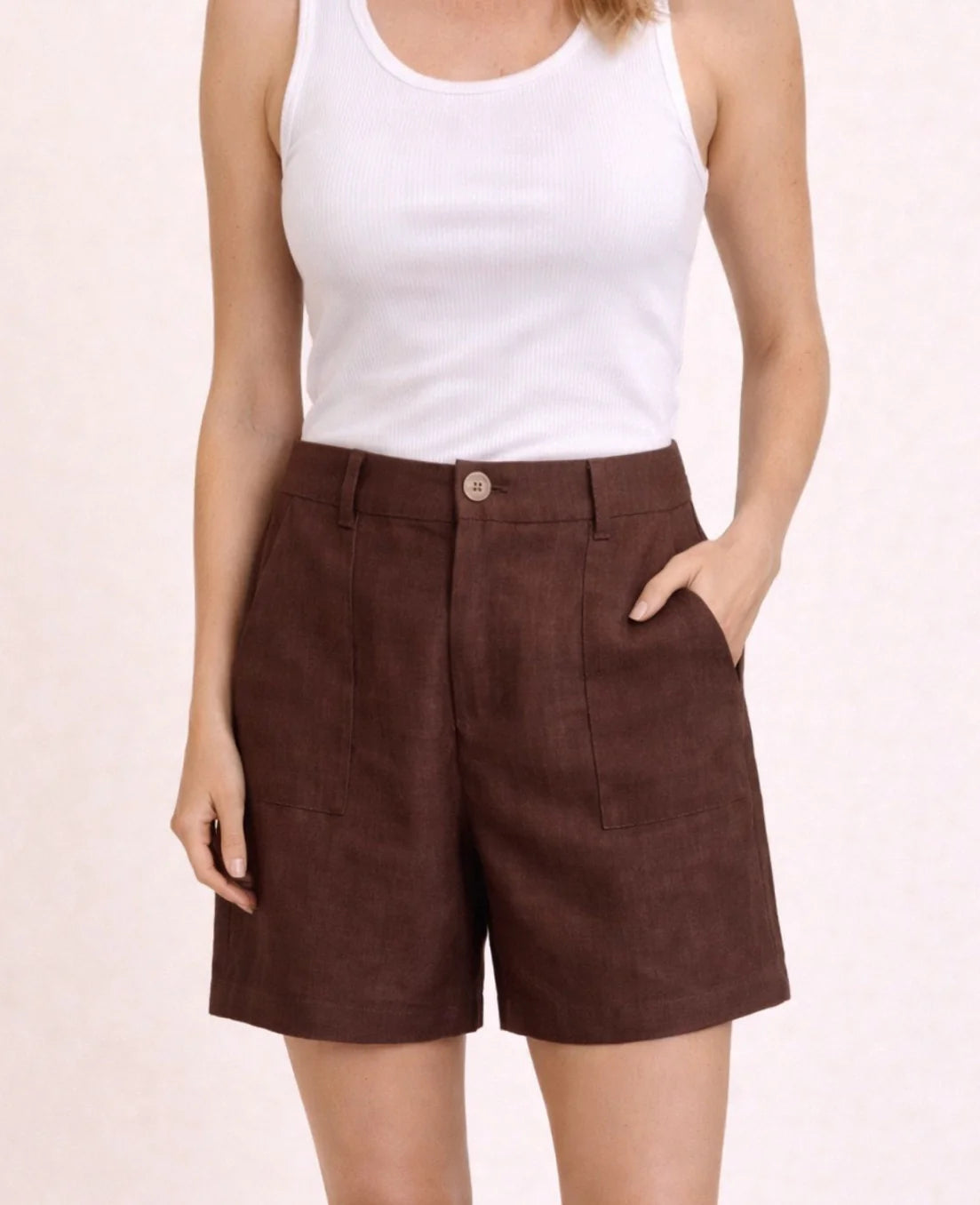 Jude Shorts in Chocolate