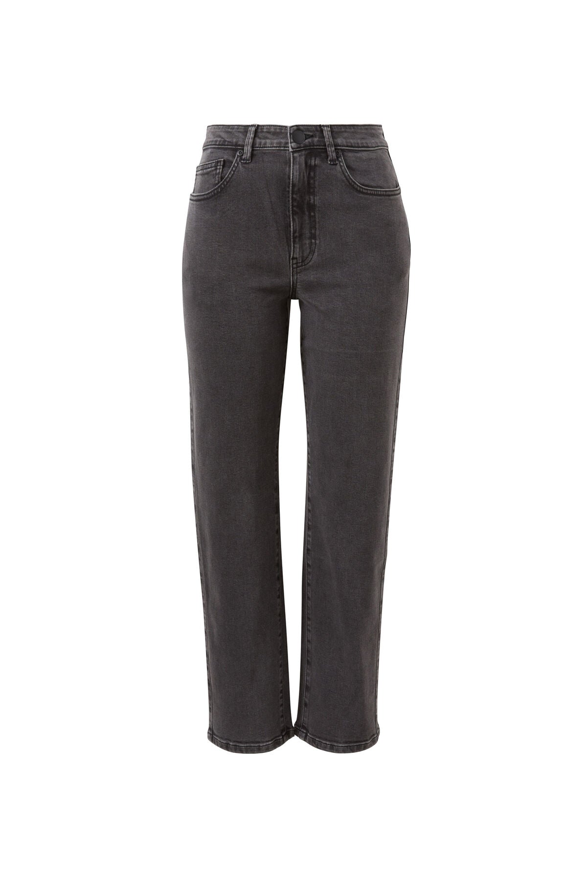 Ceres Life Blake Straight Leg Jeans in washed black
