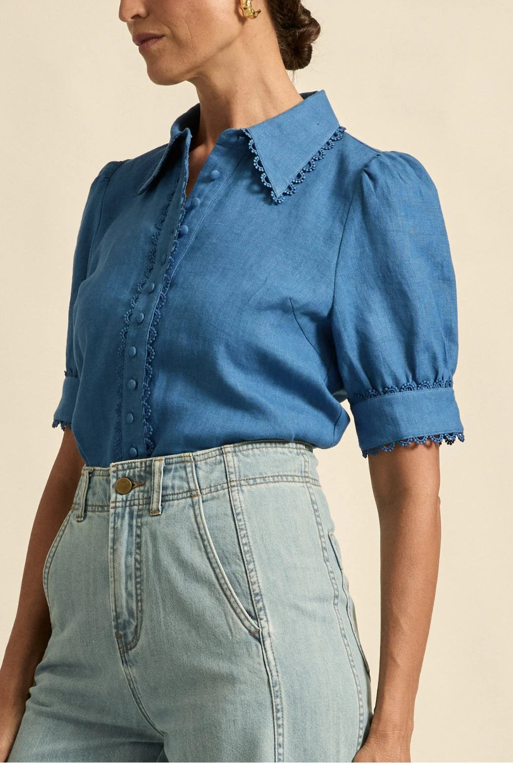 Zoe Kratzmann Tether Top in Shoreline