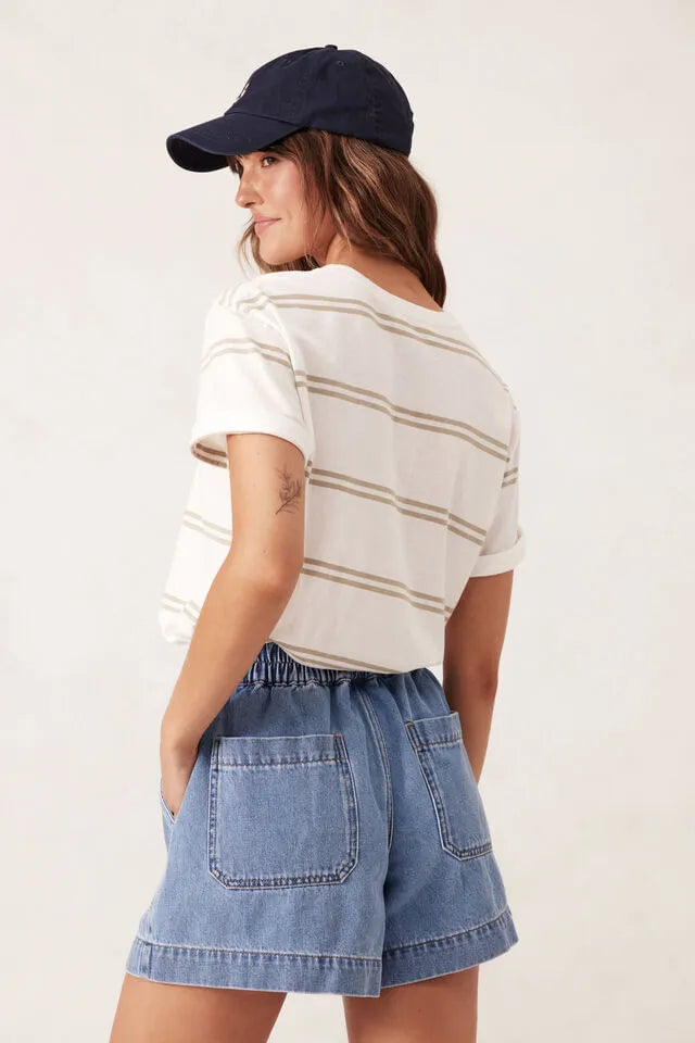 Ceres Life Weekender Shorts in Vintage Blue