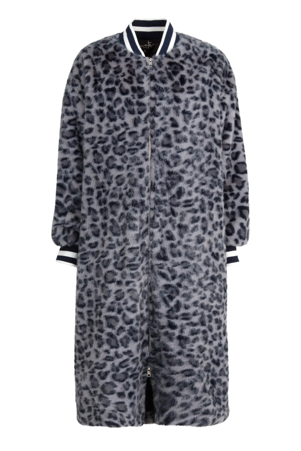 On The Spot Coat in Blue/Grey