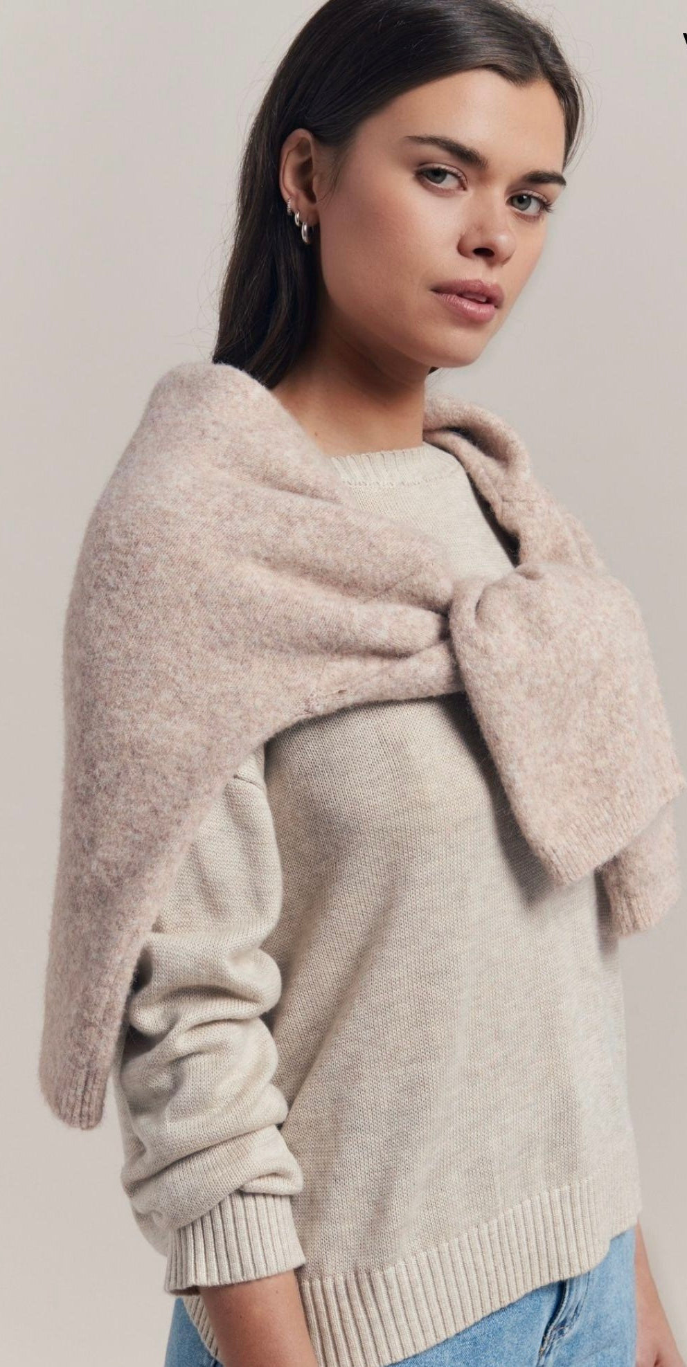 Little Lies Victoria Jumper in Beige