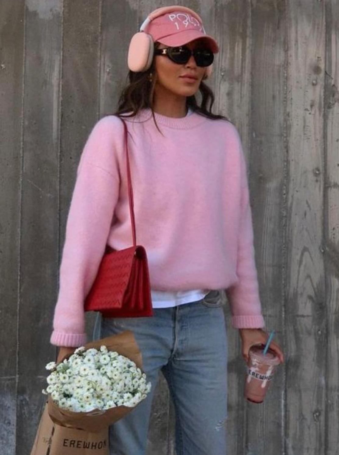 Little Lies Otto Knit in Pink