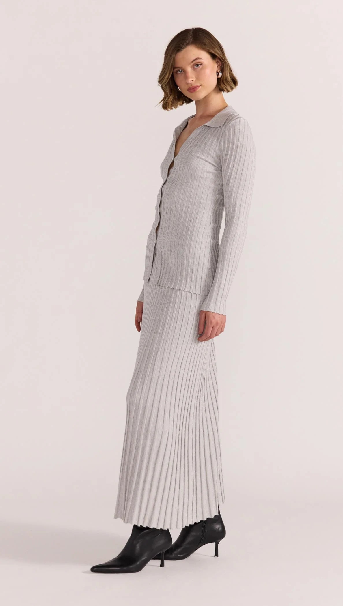 Staple the Label Marlow Rib Skirt