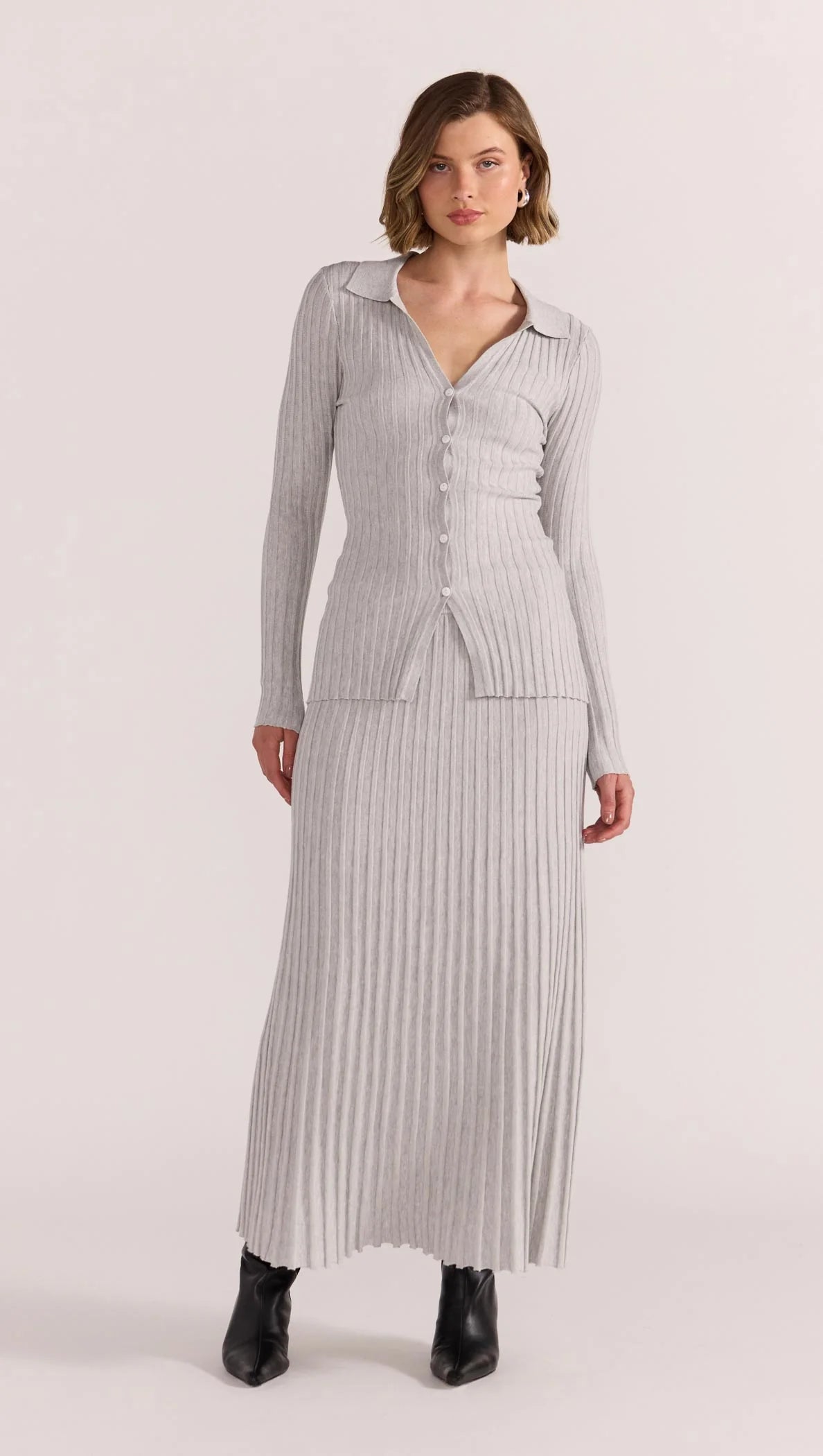 Staple the Label Marlow Rib Skirt