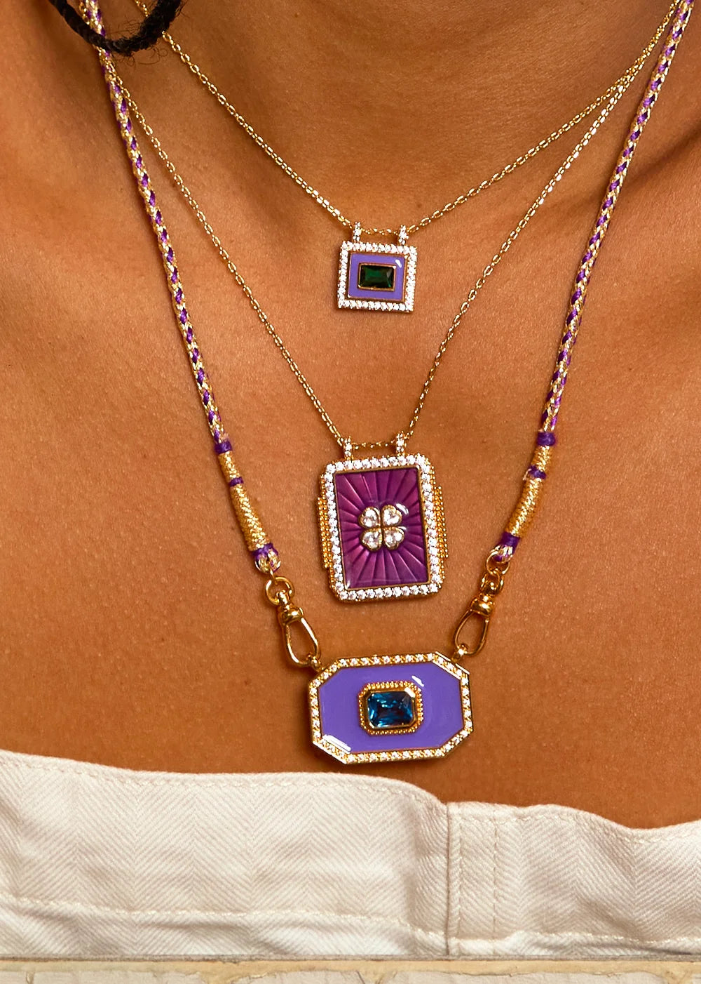 Purple Yucatan Necklace