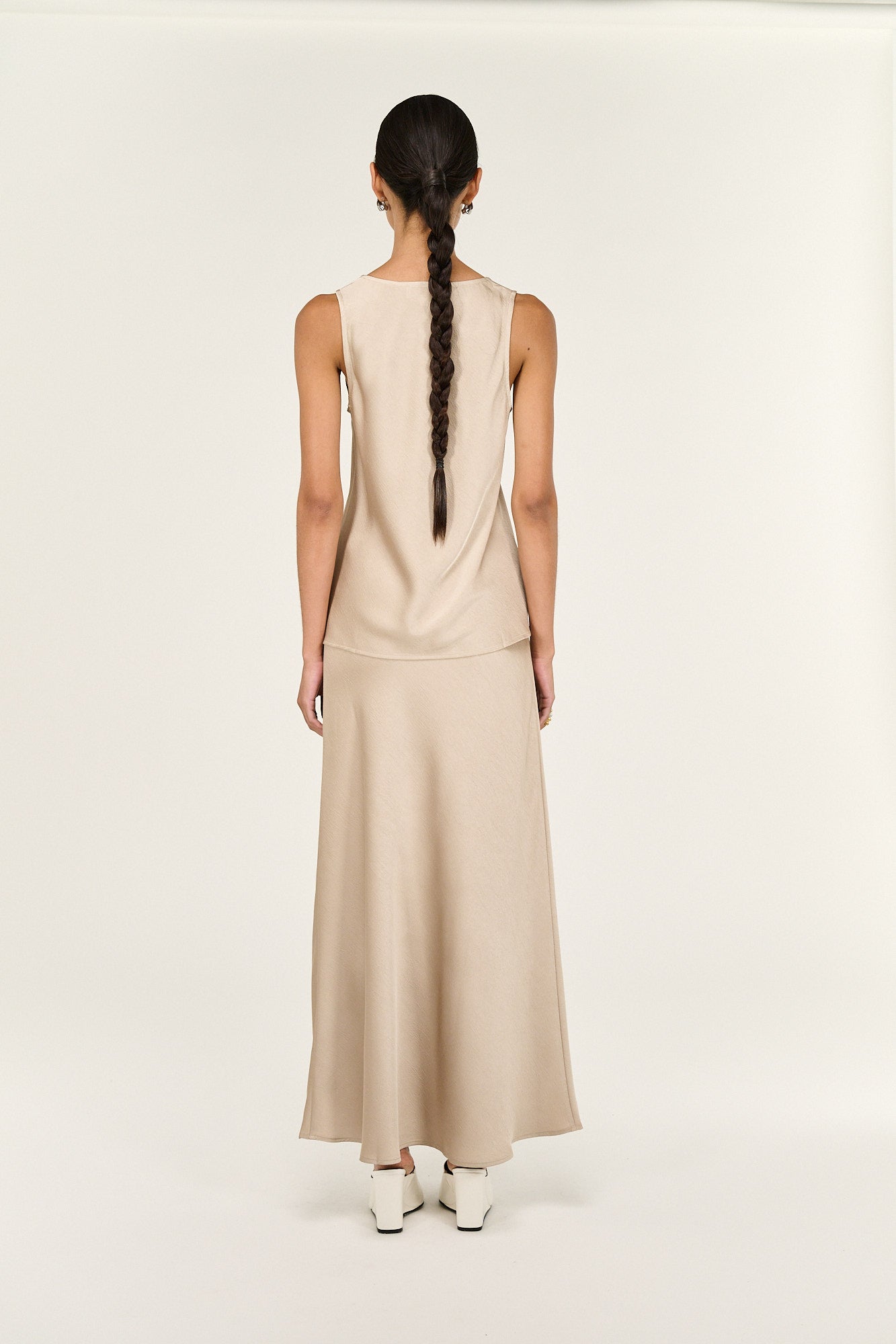 Dusk Bias Cut Maxi Skirt by Staple the Label
