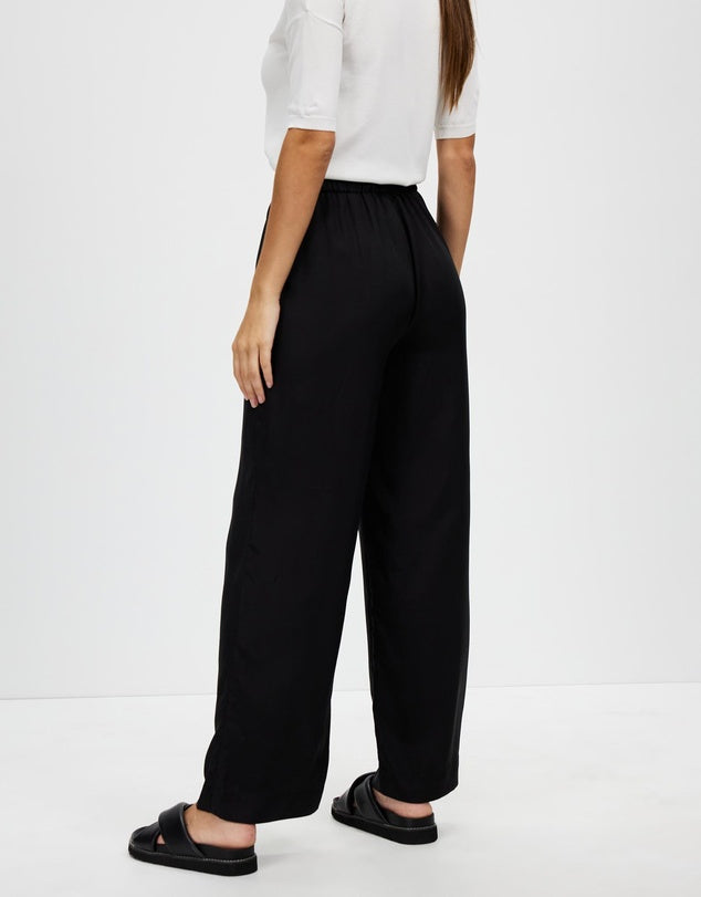 Ivy Wide Leg Pants in Black