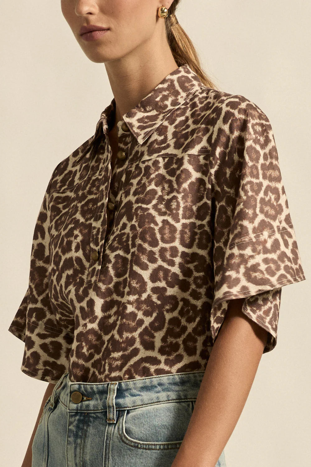 Zoe Kratzmann Insinuate Top in Ocelot