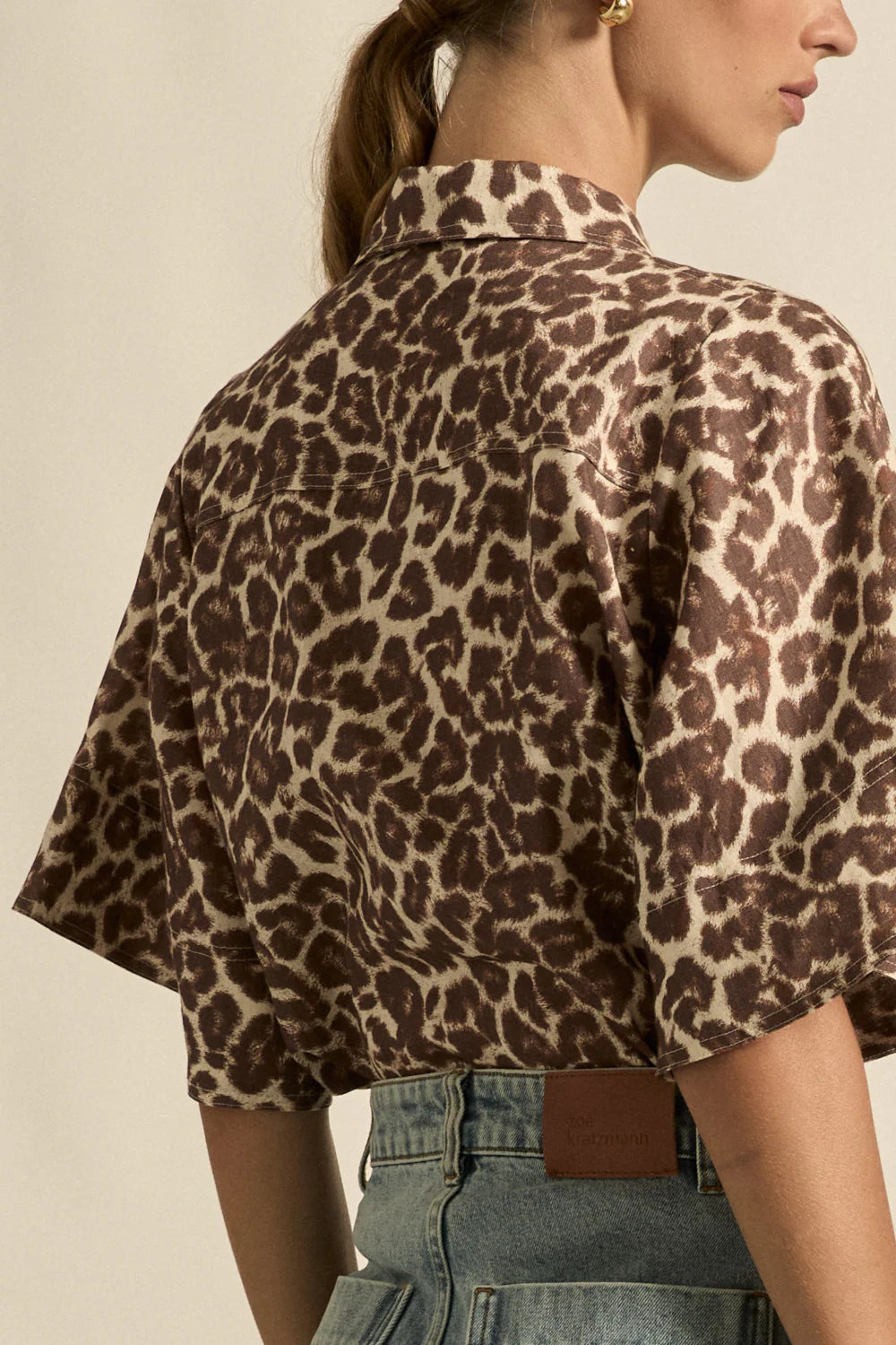 Zoe Kratzmann Insinuate Top in Ocelot