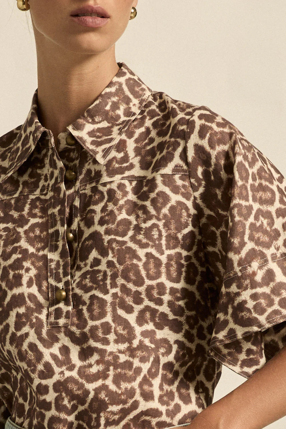 Zoe Kratzmann Insinuate Top in Ocelot