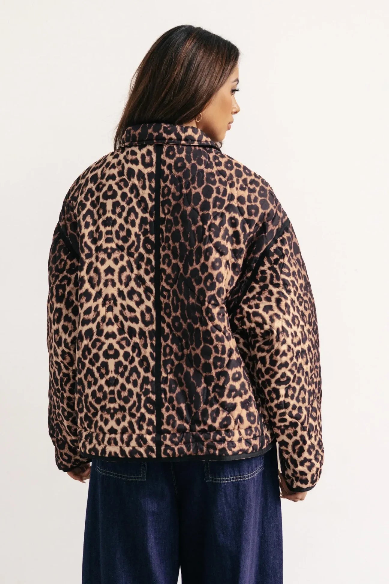 Leopard Bomber Jacket