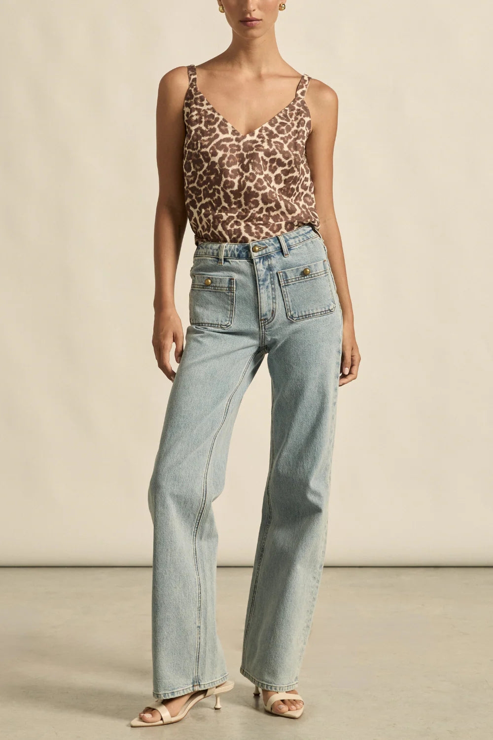 Zoe Kratzmann Memo Top in Ocelot