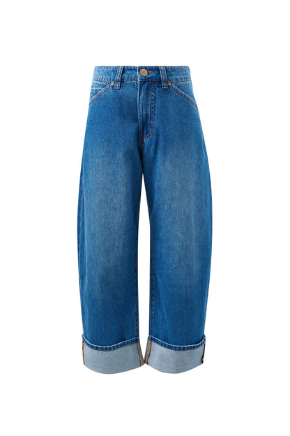 Ceres Life Flannie Cufed Barrel Jean