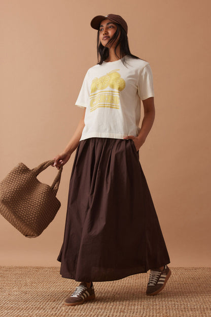 Ceres Life Stevie Slouchy Tee in Citrus