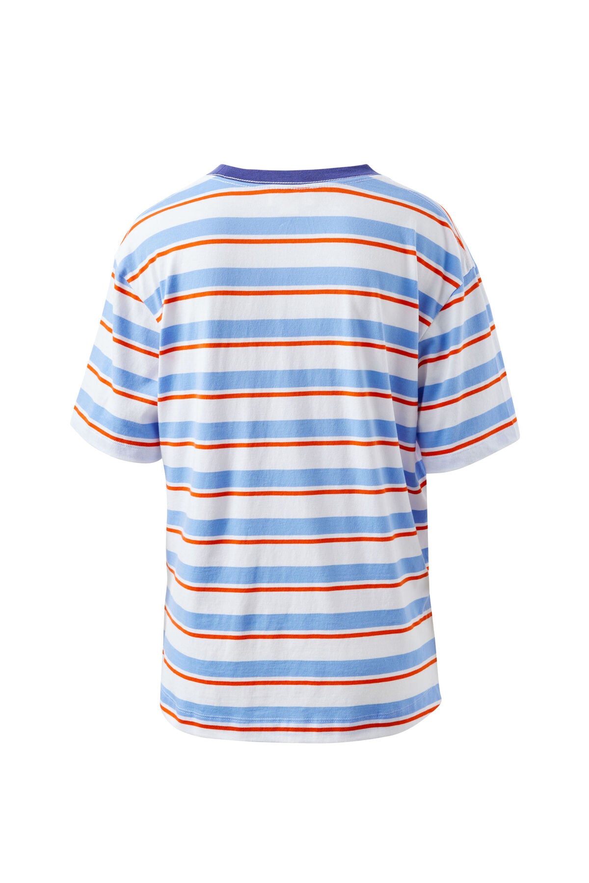 Stevie Slouchy Tee in Sky Blue Flame Stripe by Ceres Life