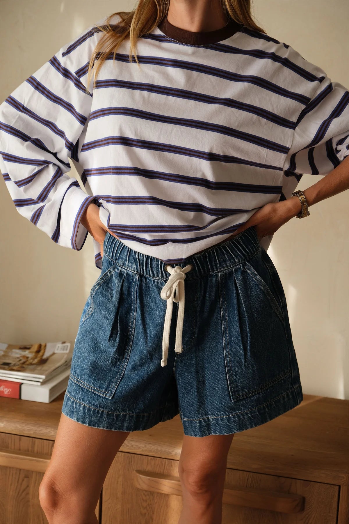 Darcy Relaxed Everyday Denim Shorts