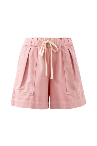 Darcy Relaxed Everyday Short in Washed Pink