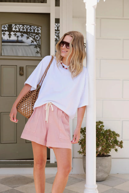 Darcy Shorts in Blossom Pink