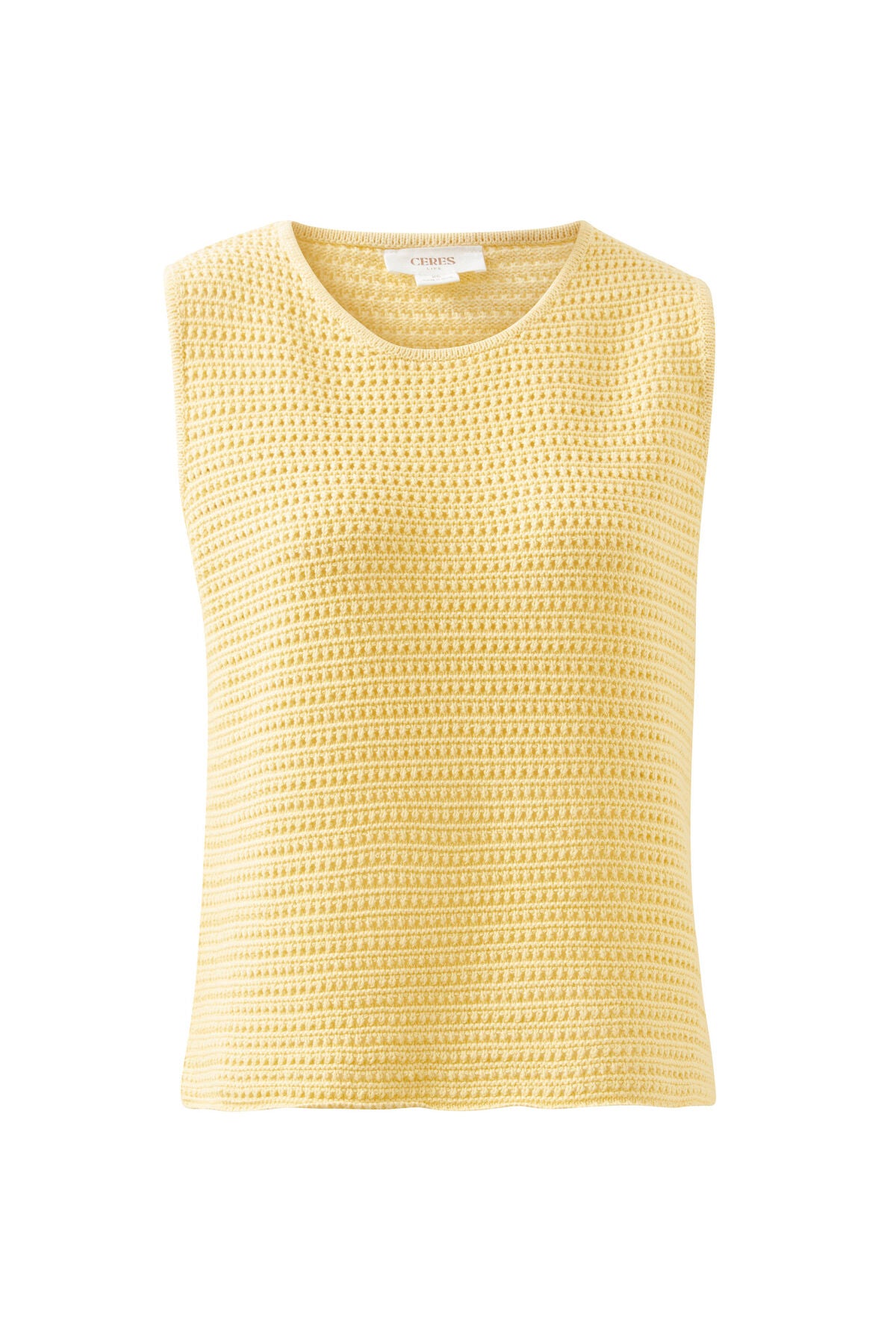 Margot Mesh Tank in Sunny Yellow