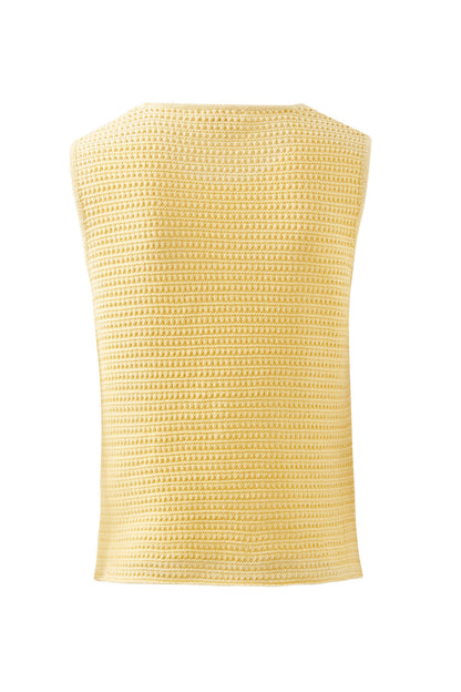 Margot Mesh Tank in Sunny Yellow