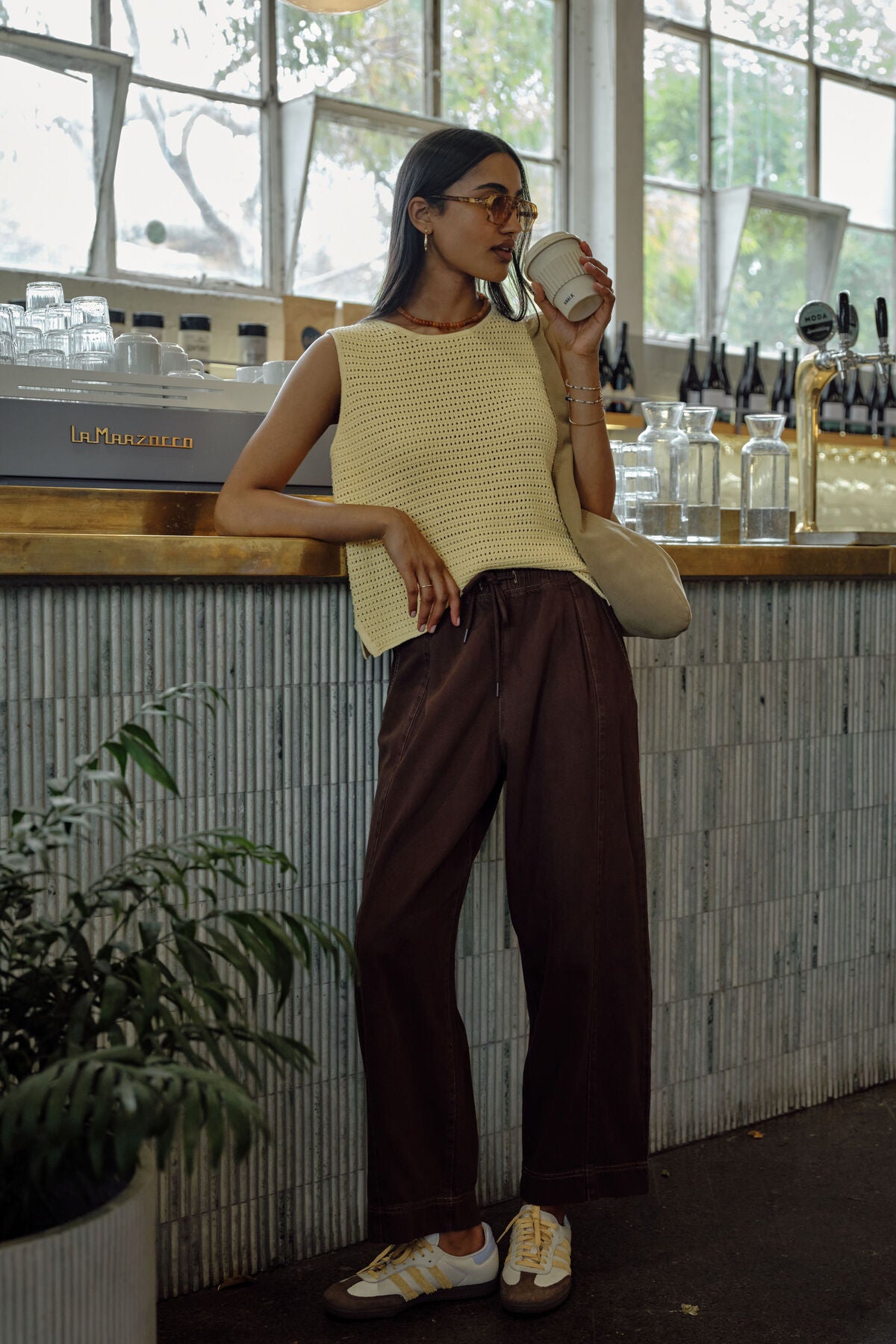 Margot Mesh Tank in Sunny Yellow